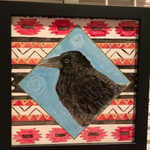 Crow – Animal Spirit- framed