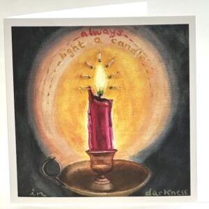 Light A Candle Card 6 x 6